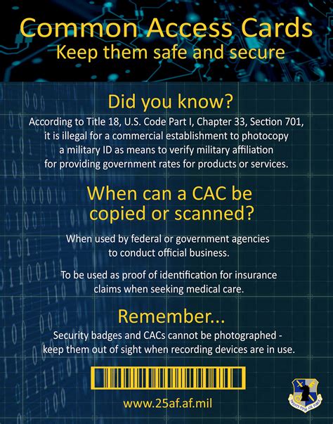 cac security cards